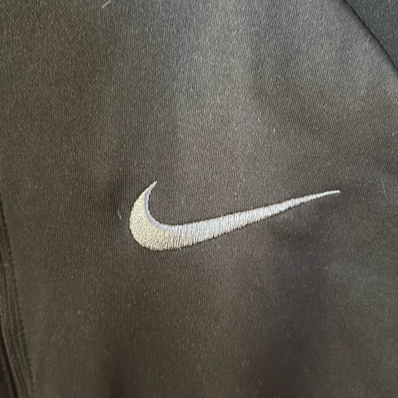 Nike men’s Thermal Black Quarter-Zip Pullover 1/4 zip mock neck poly warm Med - Picture 12 of 14